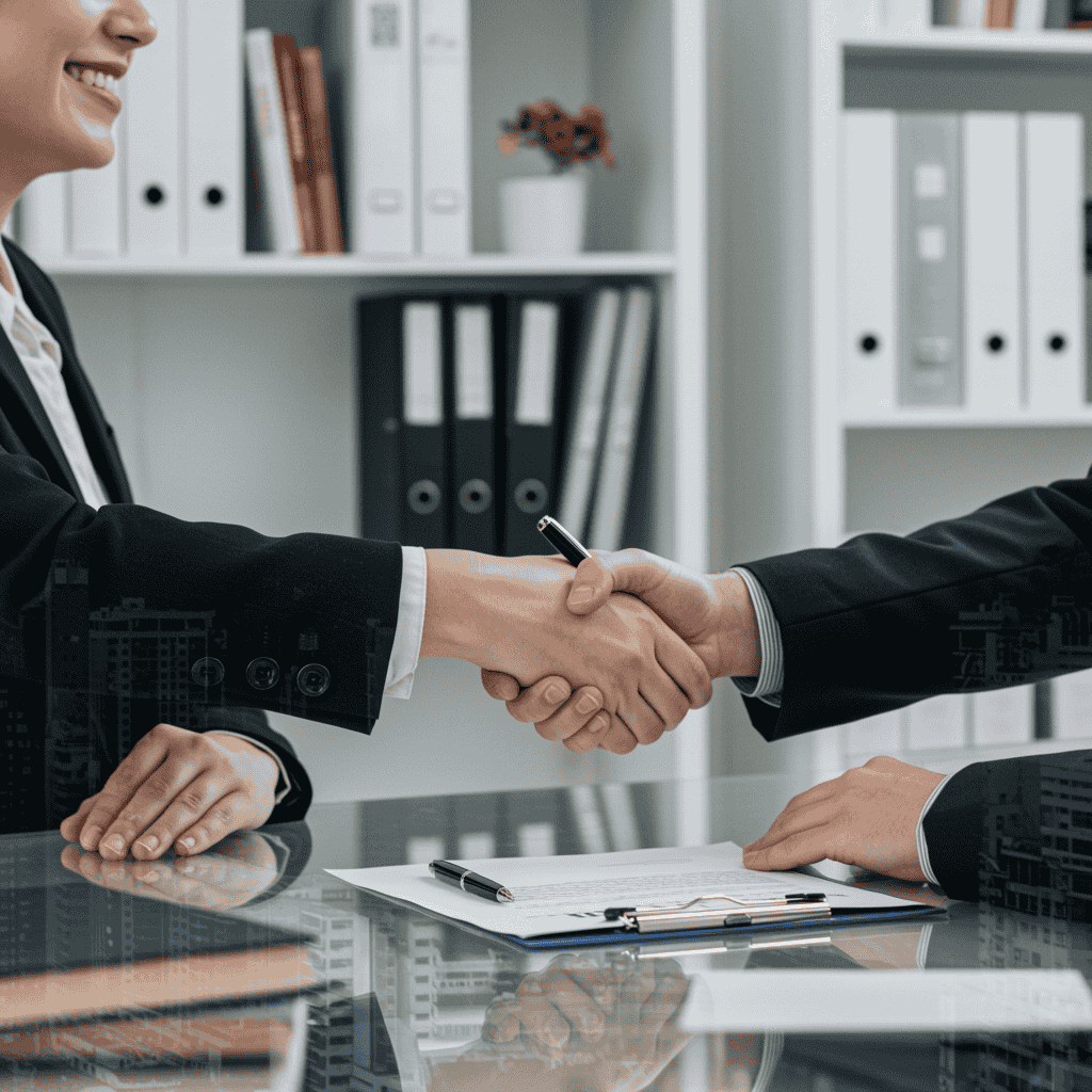 2 person shaking for their corporate formation & governance